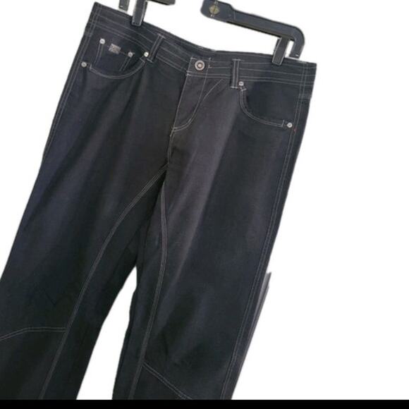 Kuhl Women's Performance Pants Size 12‎ Navy Blue Outdoors Hiking Casual - Picture 2 of 12